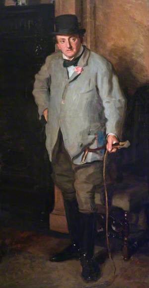 Augustus John William Henry Kennedy-Erskine (1866–1908), 19th of Dun, in Riding Costume