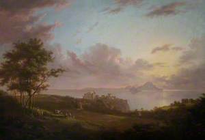 A View of Culzean Castle in the Early Evening