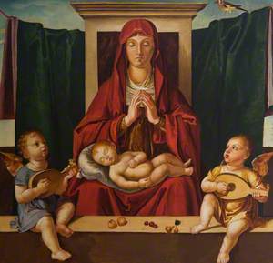 The Madonna and Child with Two Musical Angels