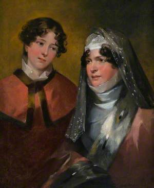 Mrs Brown of Newhall, Penicuik, and Her Daughter