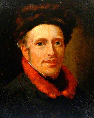 Portrait of a Man with a Red Scarf