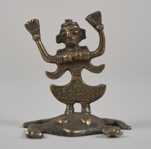 Female Deity Standing on a Frog