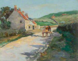 Horse, Cart and Cottages*