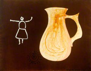 Jug and Female Outline