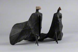 Walking Cloaked Figures IV