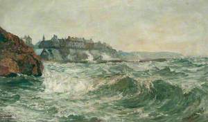 Stormy Sea at Cullercoats, Tyne and Wear
