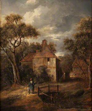 Landscape with Figures and Cottages