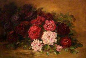 Still Life – Red and Pink Roses