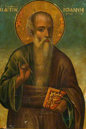 Icon with Saint John the Evangelist