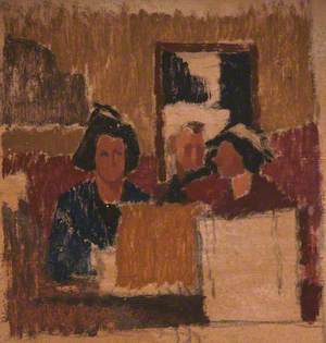 Three Figures in a Room