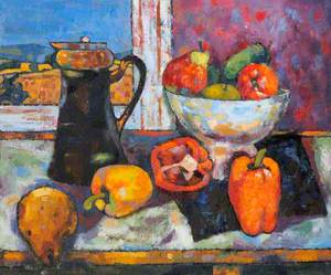 Still Life with Fruit and Peppers