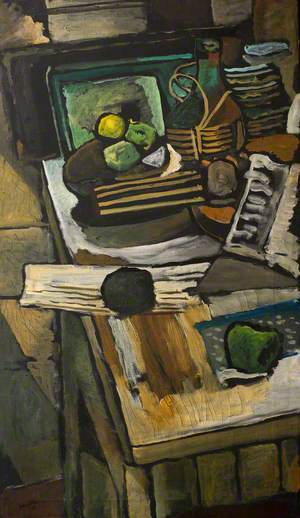 Still Life with a Chianti Bottle