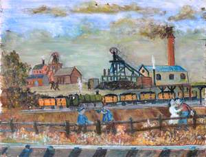 Work and Leisure, Gregory's Mount Pleasant Colliery, Buckley, c.1880