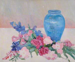 Still Life, Blue Vase
