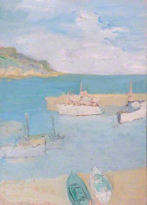 Harbour, Two Rowing Boats