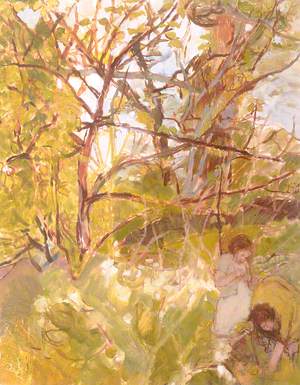 Children in a Hedgerow