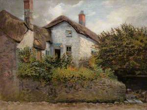 Scene with Thatched Cottage