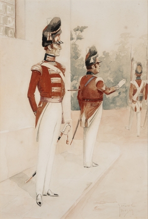 Officer and Sergeant, 1814