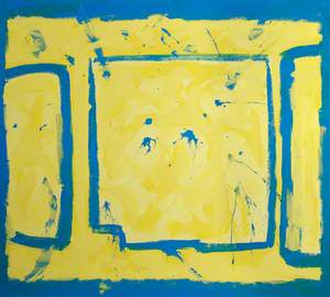 The Window Study (in Blue and Yellow)
