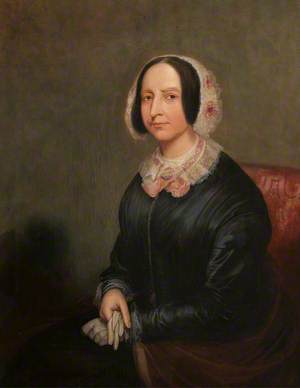 Portrait of a Victorian Woman in a Bonnet