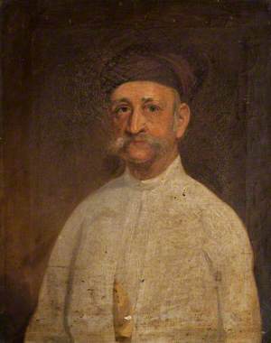 Portrait of a Man in a White Shirt