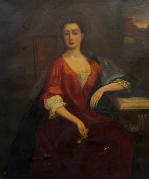 Portrait of an Unknown Lady in a Red Dress