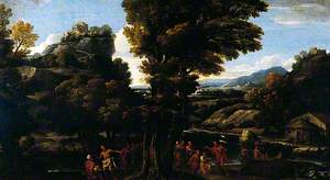 Classical Landscape with Castle on a Rock
