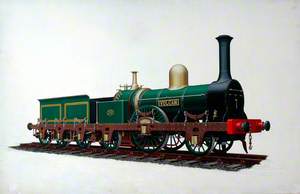 Shrewsbury and Birmingham Railway 2–2–2 Locomotive No. 55 'Vulcan'