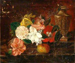 Fruit, Flowers and Vase