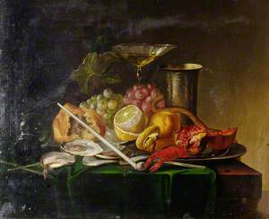 Still Life with a Lobster and Oysters