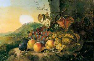 Still Life with Fruit by a Window