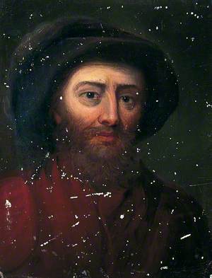 Head of a Turbaned Man in a Red Gown