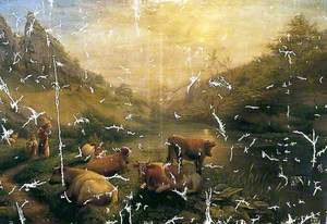 Rural Scene with Cows