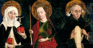 Saint Catherine of Siena, Saint Ursula, and Saint Dominic