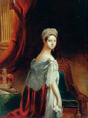 Queen Victoria in Her Coronation Robes