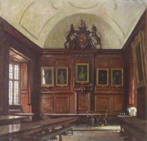Interior of Brasenose Hall, Looking East