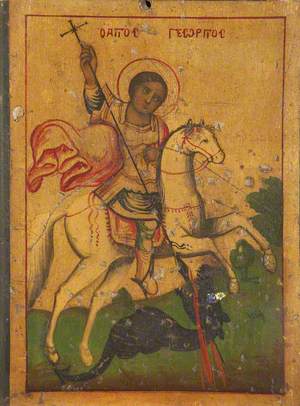 Icon with Saint George