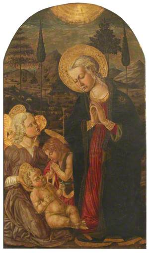 The Madonna and Child with the Infant Saint John the Baptist and an Angel