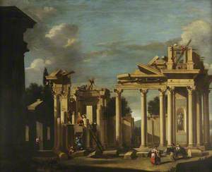 The Building of a Classical Temple in a Landscape