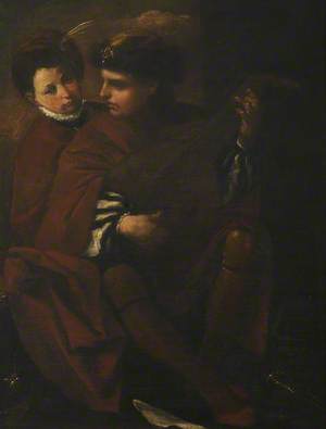 A Young Man Playing the Lute
