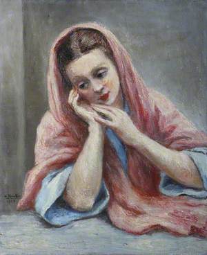 Lady in a Pink Shawl