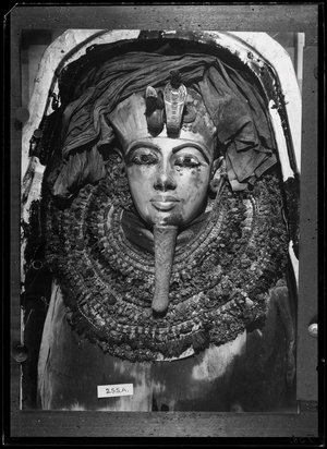 Tutankhamun's Inner Coffin with Floral Collar