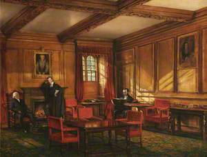 Conversation Piece, Henry Foulkes, Thomas Briscoe and William Dyke
