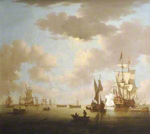 Seascape with Ships and Boats
