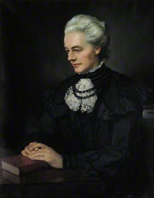 Agnes Catherine Maitland, Principal (1889–1906), Seated at a Table