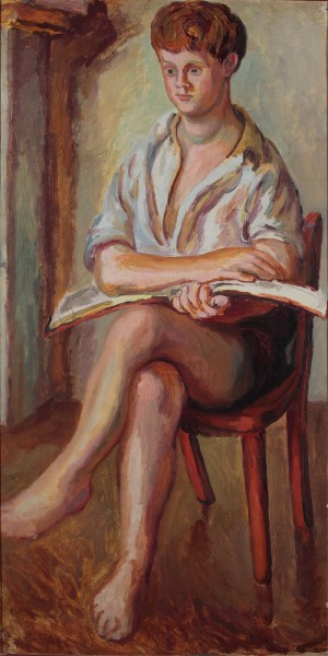 Quentin Bell (Boy Seated with a Book on Lap)