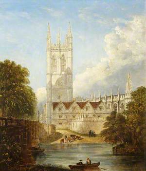 Magdalen College from the Cherwell