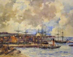 Arbroath Harbour, 1892