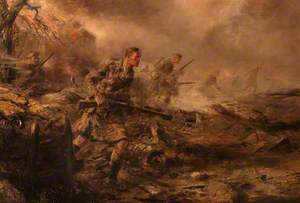 The 4th Battalion The Black Watch in the Attack, 1915