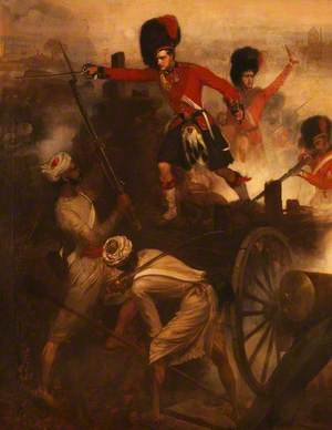 Lieutenant Francis Edward Henry Farquharson Winning His Victoria Cross at Lucknow, 9 March 1858